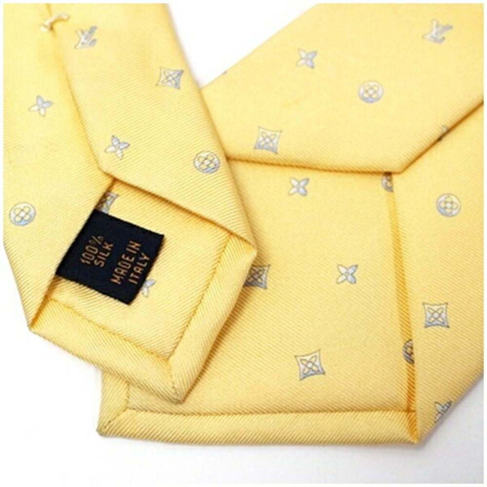 Louis Vuitton Silk Necktie Monogram LOUIS VUITTON Men's Slim Fit - Picture 6 of 8
